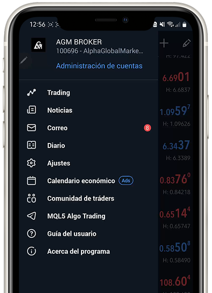 AGM Broker CRM interface